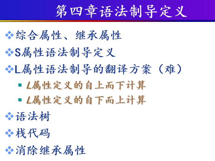 第四章主要内容